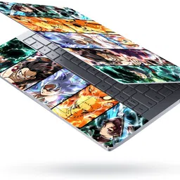 Techfit Full Body Laptop Skin Fits Size Upto 15.6 Inches - One Piece Dragon Ball Self Adhesive Vinyl Laptop Decal 15.6 image 2