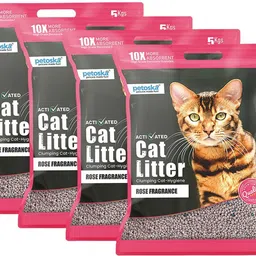 petoska Rose Pack of 4 Pet Litter Tray Refill-picture-14