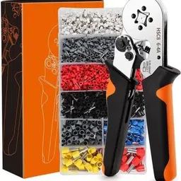 jancom 1 X Crimping Tool Kit with 1200PCS Wire End Ferrules Circlip Plier image 5