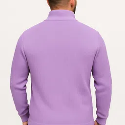 azizan Men Full Sleeve Self Design Sweatshirt image 2