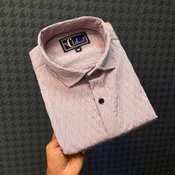 abizzstore retails surat Men Regular Fit Self Design Button Down Collar Casual Shirt image 2