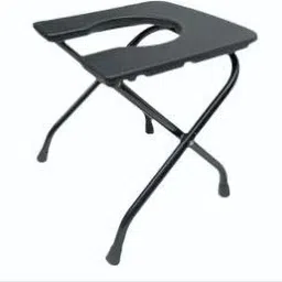 sepborn Disabled Man And Pregnant Woman Iron Shower And Bathing Room Mobile Commode Chair With Toilet Seat Comfortable Safe Toilet Stool Anti-Skid Without A Bucket Commode Chair image 4