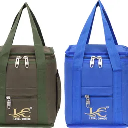 loyal choice Combo Lunch bag for men&women for school college, office picnic & travel. Waterproof Lunch Bag image 1
