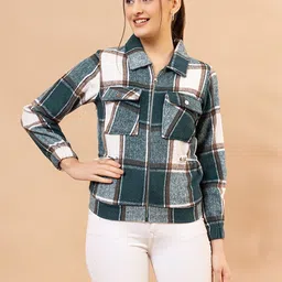 gfo Suede Solid Coat For Women image 4