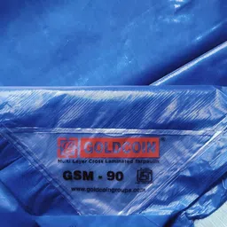 hous of commons TARPULINE 9 X12 (TRANSPARENT BLUE) Tent - For PREMIUM 90 GSM MULTILAYER UV RESISTANT PROTECT FROM WIND ,RAIN OR SUN LIGHT-picture-11