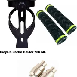 pesky Bicycle Bottle Holder + Handle Grip + Led Wheel reflector Bicycle Brake Disk-picture-24