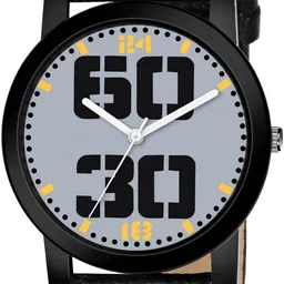 Modern Design Series Analog Watch - For Men Grey Out color Stiching JP-LR47-image-1