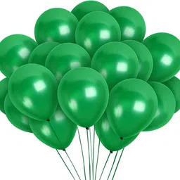 party breeze Solid green Balloons for Birthday/Anniversary Party Decoration Balloon-picture-30