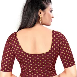 priyanka traders Round Neck Women Blouse-picture-18