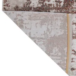 apco Grey Abstract Polypropylene 6 ft x 9 ft Machine Made Carpet image 5