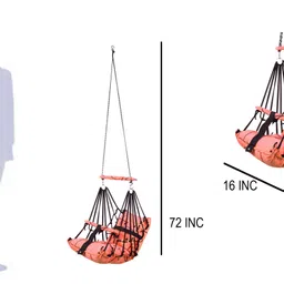 sprointal Swing Chair for Kids Baby Children jula 1-6 Years Old Baby with SafetyBelt Swing Swings image 5