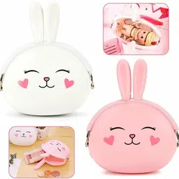 power up Girls Pink, White Coin Purse-picture-30