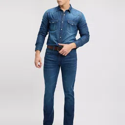 pepe jeans Men Slim Mid Rise Blue Jeans-picture-11