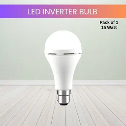 15W Rechargeable Emergency Inverter LED Bulb, Upto 4 Hours Battery For HomeX390 4 hrs Bulb Emergency Light-image-57