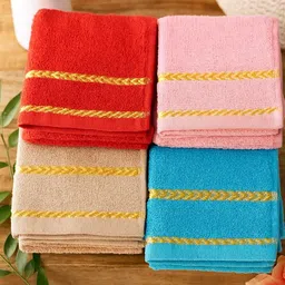 satisfyn Cotton 400 GSM Face, Hand Towel Set-picture-31