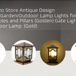 areezo TAJBRM01 Gate Light Outdoor Lamp image 3