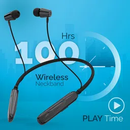 aroma NB123 Gravity 100 Hours Playtime | Game Mode | Call Vibration | Type C Charge | Bluetooth Headset image 2