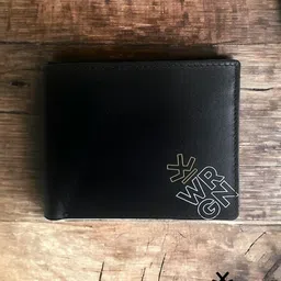 wrogn Men Casual Black Genuine Leather Wallet-picture-12