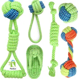 petzluv YOUHAVEDEAL Dog Toys, Rope Toys for Puppies & Medium Breed Dogs, Teething Toys Cotton Ball, Chew Toy, Tug Toy For Dog-picture-15