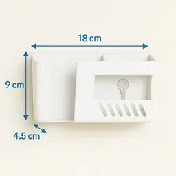 SMARTCART ENTERPRISE 1 Wall Organizer / Mobile Stand (White) Mobile Holder image 4