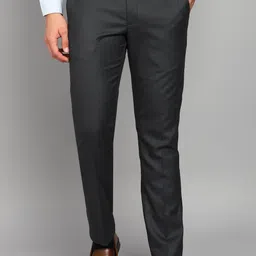 killer Men Slim Fit Grey Cotton Blend Trousers-picture-21