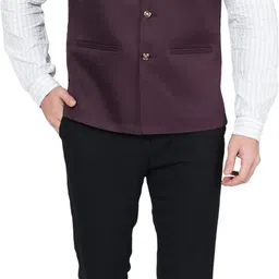 wagreoutfit Solid Men Waistcoat-picture-17