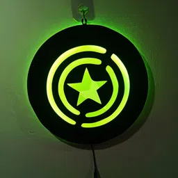 vndra Avenger Wood Art Thor Hulk Spiderman Ironman Light 16 Color Change LED Night Lamp image 5