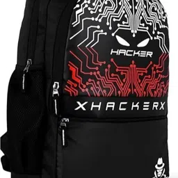 the gangster Medium 28 L Laptop Backpack Hacker School bag with 2 Secret Pockets , 28 litres Large Size Laptop Backpack image 2