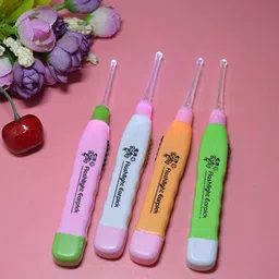 druidstone Flashlight Earpick Ear Wax Remover Clean Tool Multicolour (Pack Of- 5 Pcs) image 2