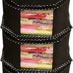 PRAHAN INTERNATIONAL Soiled Garment Bag/Apparel Storage, Appliance Covers Amit5_Y17 for Sarees Cloths Polyester Laundry Bag image 1