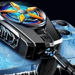 ElectroEra Enterprise NEW_ Gear Shift Mobile Radiator Cooling 1 Fan Cooling Pad Gaming Accessory Kit 1 Fan Ergonomic Cooling Pad image 2