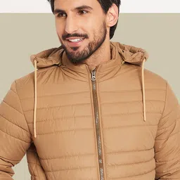 vero amore Men Solid Bomber Jacket image 1