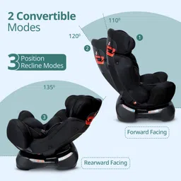 luvlap Galaxy Convertible for & Kids from 0 Months to 7 Years, Baby Car Seat image 3