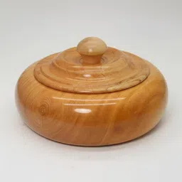 artkart Solid Mahogany Wood Roti Dabba | Handcrafted | Keeps Roti Fresh & Fluffy Serve Casserole-picture-22