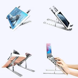 DADNSON laptop stand Aluminum Adjustable Portable Foldable Laptop Stand bol-Laptop Stand 60 Aluminium Floor and Desk Stand Rotatable Laptop Stand with Adjustable Height Compatible with Universal Laptops-picture-34
