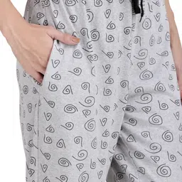 jondhri full print multicolor Women Pyjama image 4