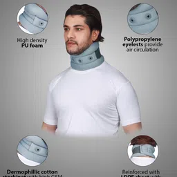psons Gry Cervical Collar Soft with Support Neck Support Neck Support image 5