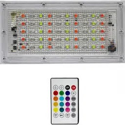 medaline 50 Watt Ultra RGB Thin Slim Ip66 LED Flood Outdoor Light Cool White Waterproof Pack of 2 Flood Light Outdoor Lamp-picture-25