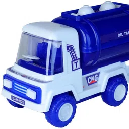 zoobytoys Oil Tanker Truck Toy for Kids | Push & Play Construction Vehicle Durable Plastic-picture-47