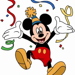 skyolla 59 cm Mickey Mouse Wall Sticker-Self Adhesive Vinyl Décor for Kids’Room Nursery Room Self Adhesive Sticker-picture-11