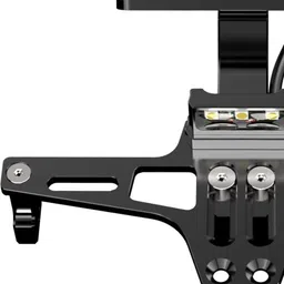 moto genius CNC Adjustable Foldable Tail Tidy | Bike Number Plate Holder for All Bikes Bike Number Plate image 5