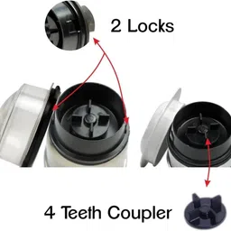 bajaj JUICER JAR & Fruit Filter Jar ! All [2 Lock] Sumeet [ Prime ] Mixer Juicer Jar image 3