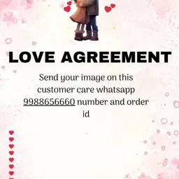 toplen Love contract Stamp Paper - Unique Romantic Gift for Couples Greeting Card image 2