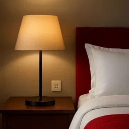 woodtwist Table Lamp LED, Incandescent Standing Modern Antique Brass Finish . Table Lamp image 3