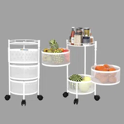 homestic Iron Kitchen Trolley-picture-15