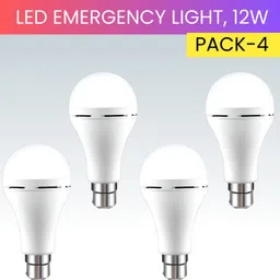 sacro 12W Rechargeable Inverter LED Bulb with Upto 4H.Power Cut Lighting Pack of_4P347 4 hrs Bulb Emergency Light-picture-22