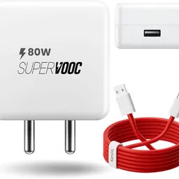 Kenviq 80 W SuperVOOC 3 A Wall Charger for Mobile with Detachable Cable-picture-12