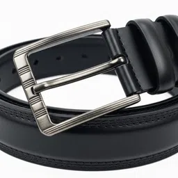 sadikain Men Formal, Casual Black Synthetic Belt image 2