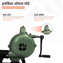 sonret मैनुअल हैंड ब्लोअर | चूल्हा, कोयला और अंगीठी जलाने, चाय बनाने तथा लोहार के लिए | Forward Curved Air Blower image 3