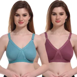 teenplus Pack of 2 Women Full Coverage Non Padded Bra-picture-19